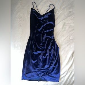 LUCY IN THE SKY Mini Navy Dress